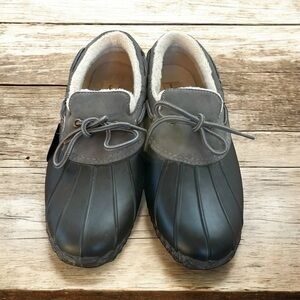 JBU GWEN WEATHER READY DUCK SHOES SIZE 9M FAUX FUR LINED